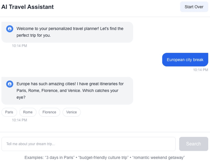 TravWiz WizChat - plan your trip through natural conversation with AI